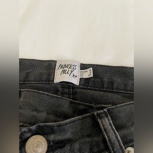 Princess Polly Asymmetric Straight Leg Jeans